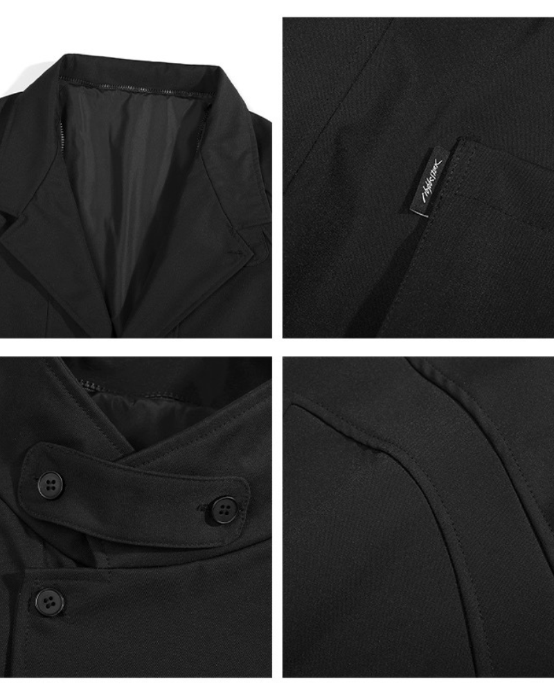 Veste Unisexe Chic Zippée - griffé - Veste Unisexe Chic Zippée au style techwear moderne