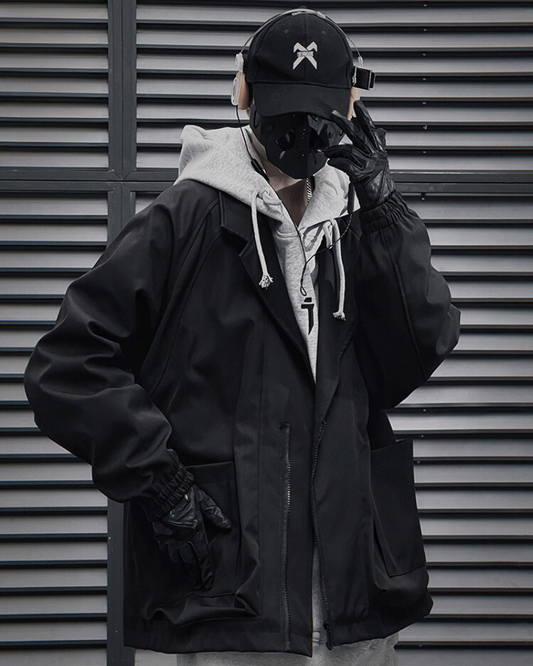 Veste Unisexe Chic Zippée - veste techwear - Veste Unisexe Chic Zippée au style techwear moderne