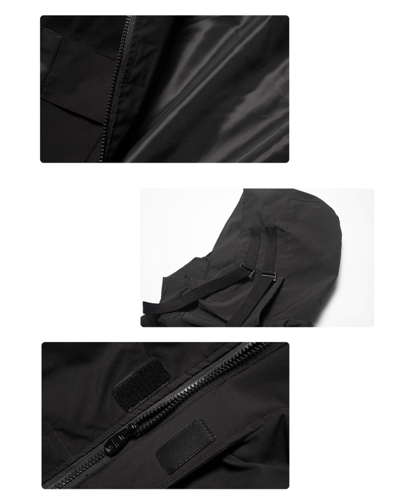 Veste Unisexe Transformable Duo - veste urbaine - Veste unisexe transformable design techwear