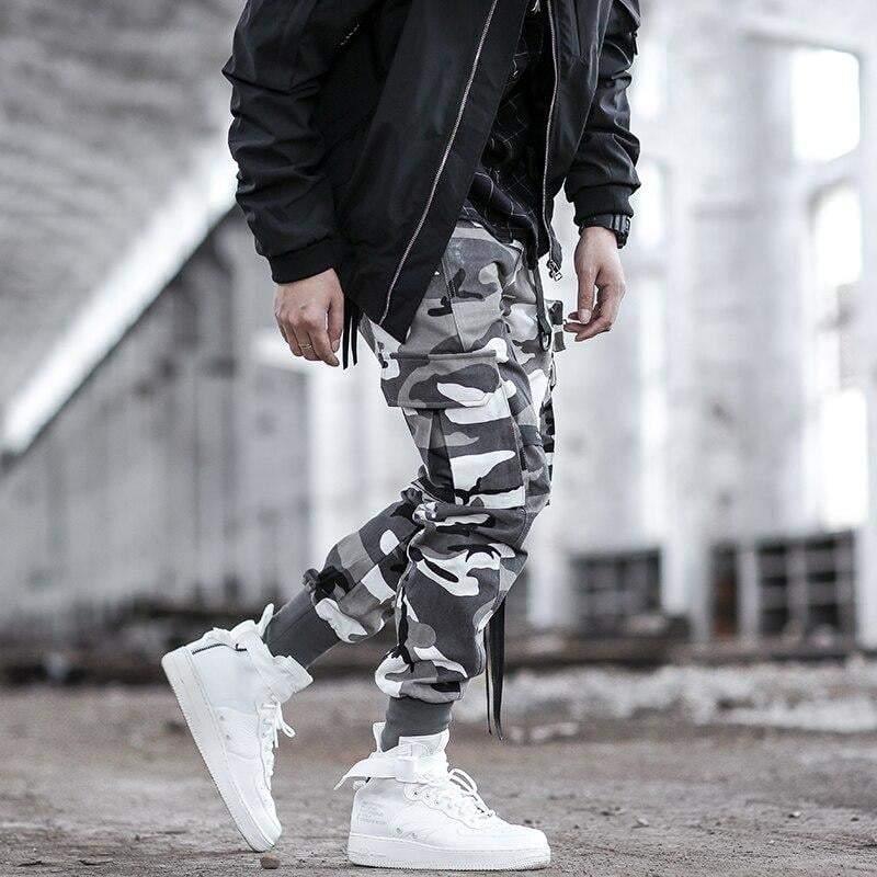 Pantalons Cargo Chic Utility en Ruban