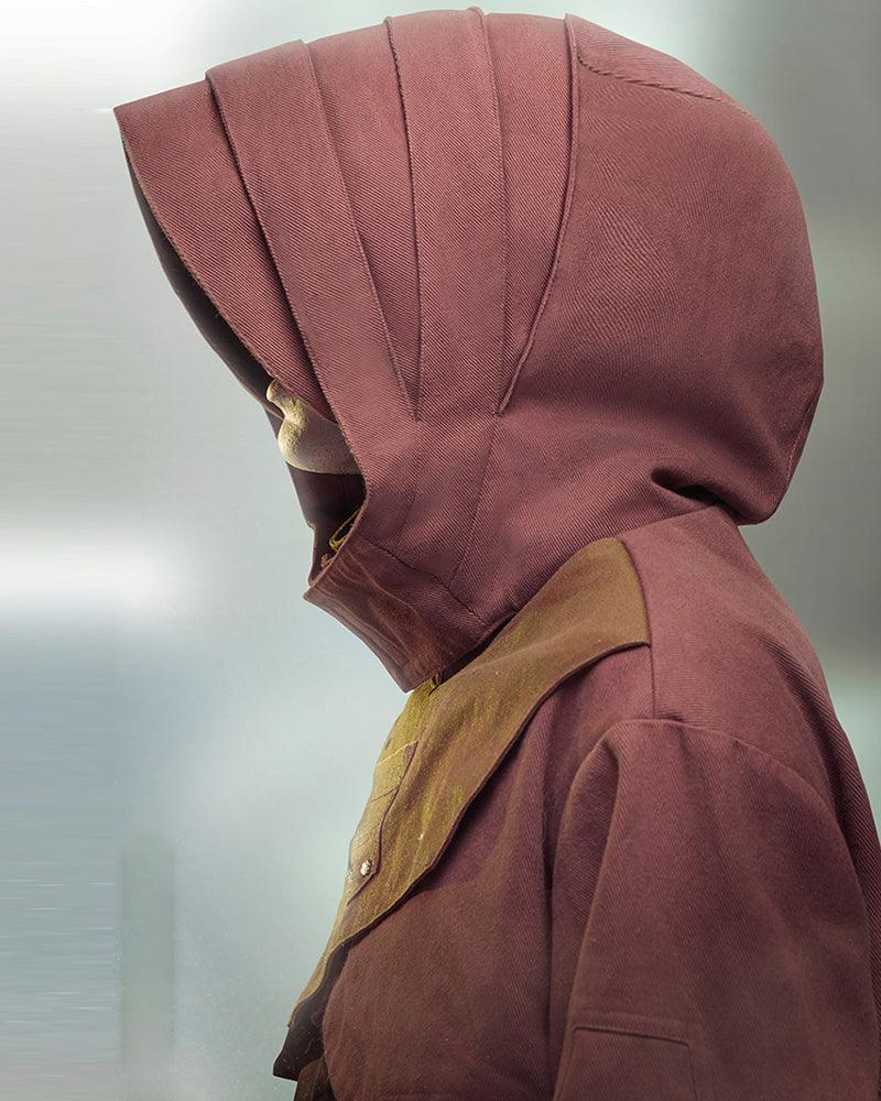 Manteau Trench en Jean Futuriste