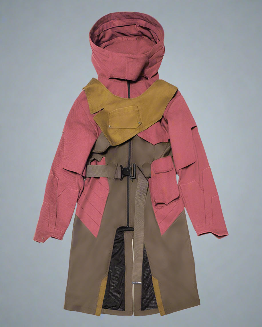 Manteau Trench en Jean Futuriste