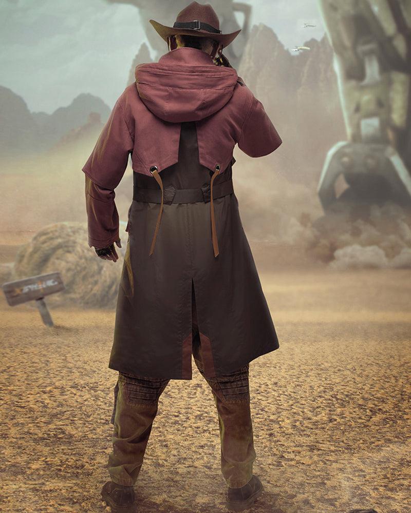Manteau Trench en Jean Futuriste