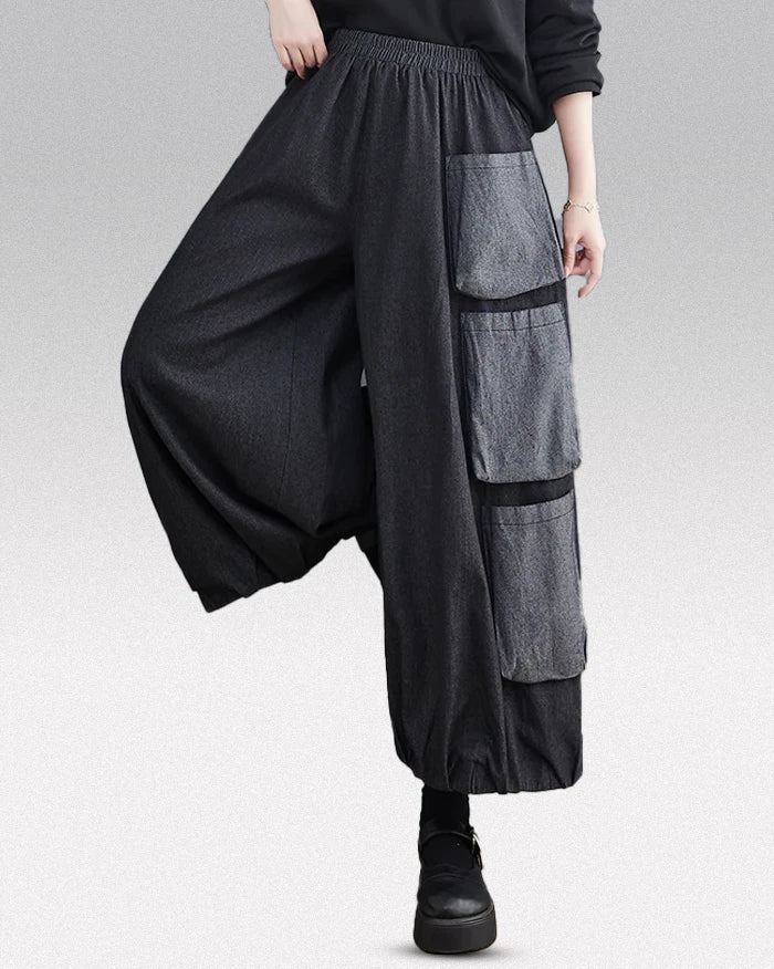 Pantalons Hakama Chic pour Femmes