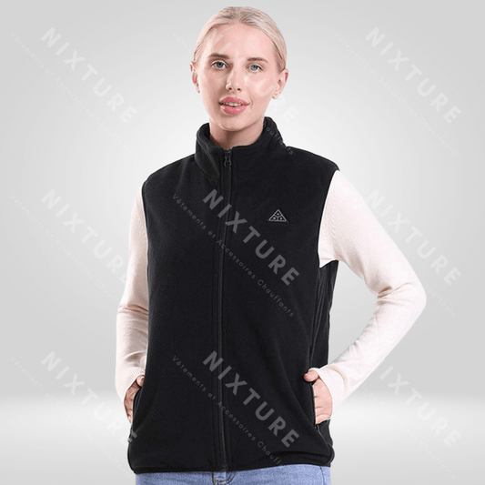 Col Gilet Chauffant Noir