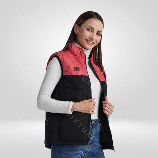 Gilet Chauffant femme rose