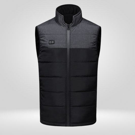 gilet chauffant grise