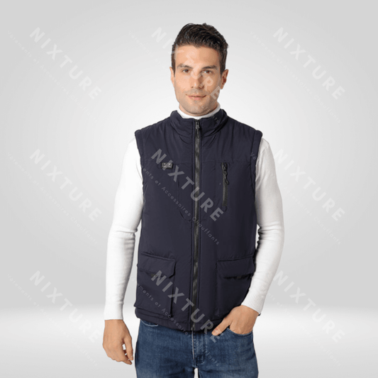 Gilet Chauffant bleu