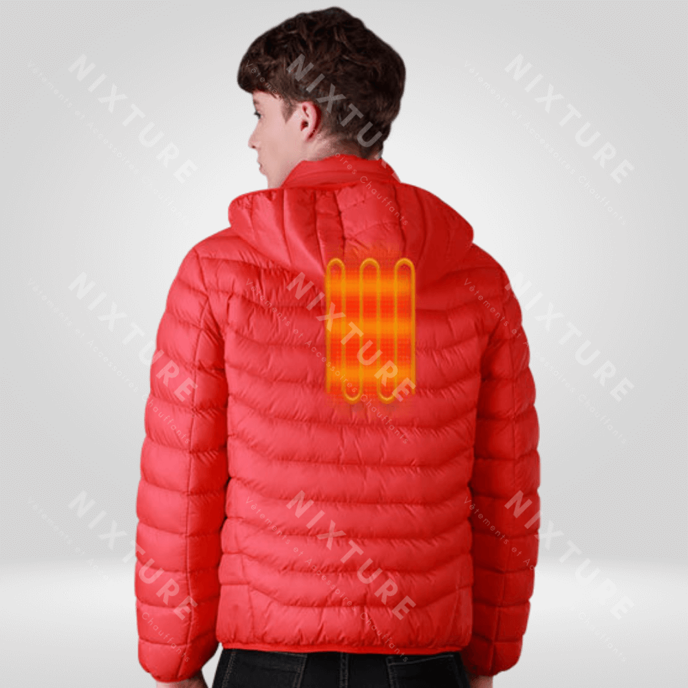 Doudoune Chauffante Rouge