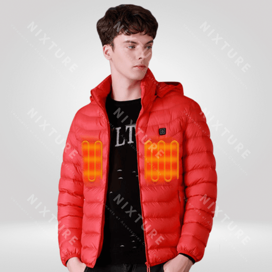 Doudoune Chauffante Rouge