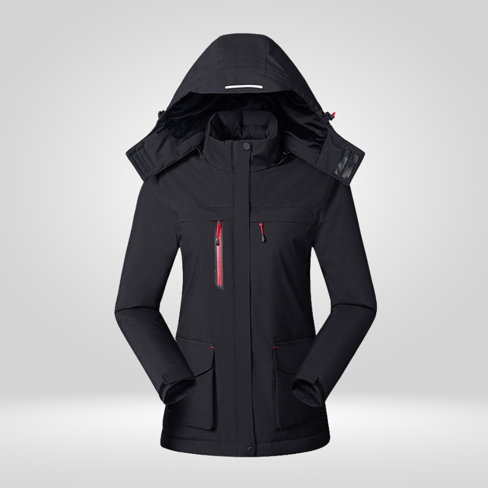 veste chauffante softshell noir