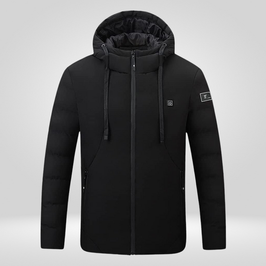 Veste chauffante electrique noire