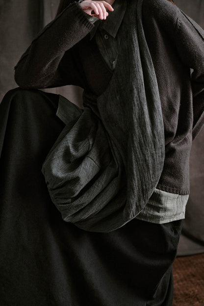 Tote Large Élégante en Croissant