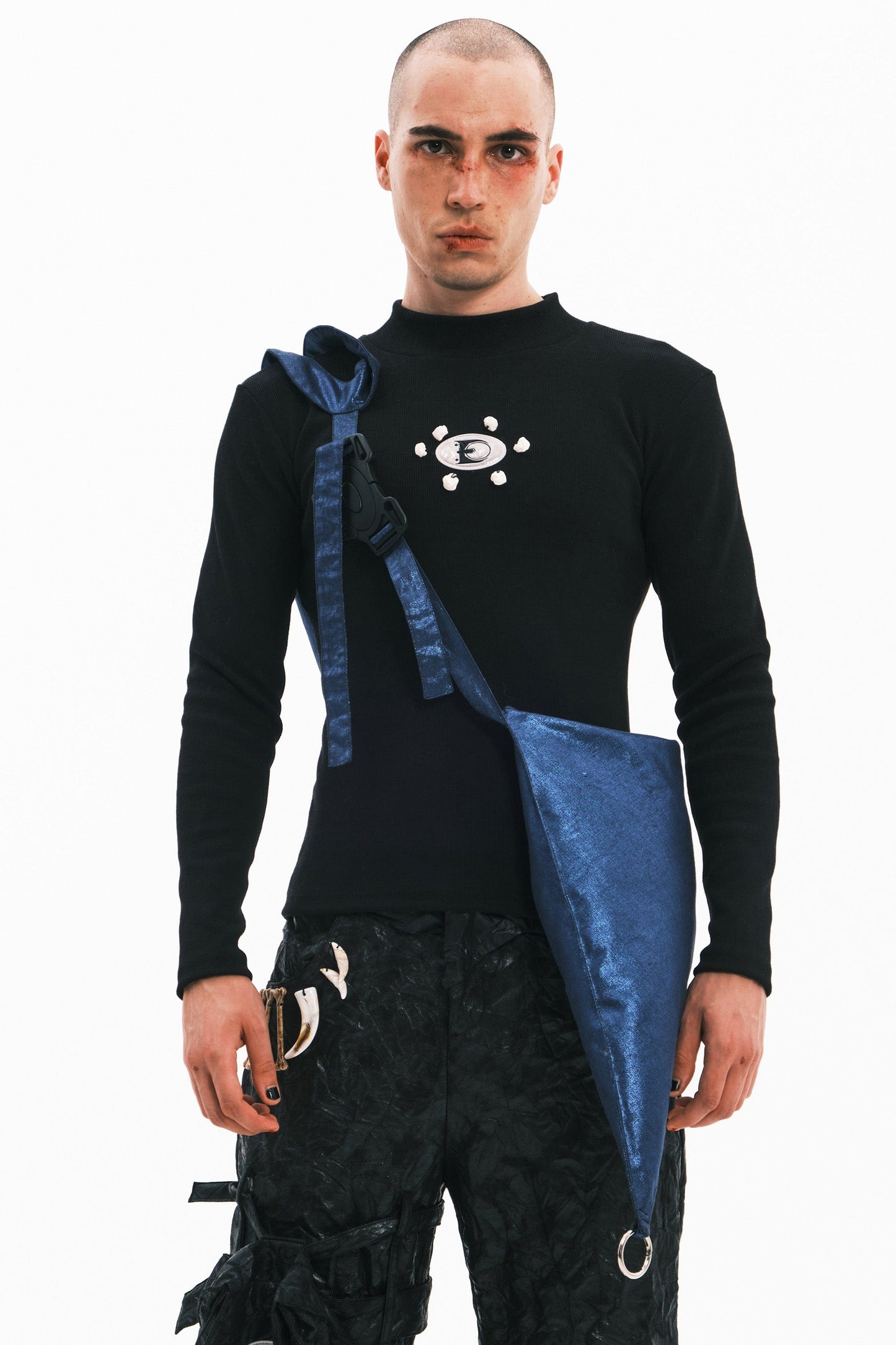 Sac à main métallique élégant