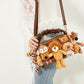 Sac de transport pour animaux en peluche charmant