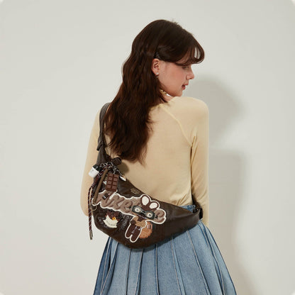 Sac Tote Croissant Lapin Fantaisiste