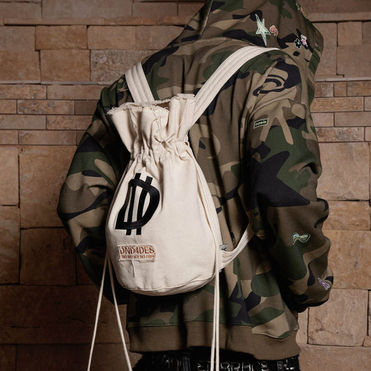 Sac à dos seau chic avec cordon de serrage