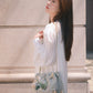 Sac seau à motifs floraux et papillons