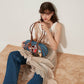 Sac Bowling Teddy en Denim Chic