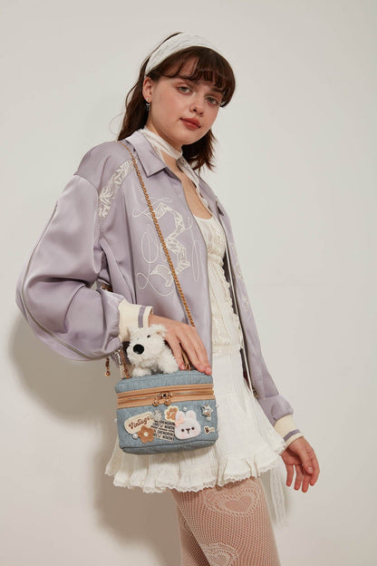 Sac bandoulière sur le thème des chiens