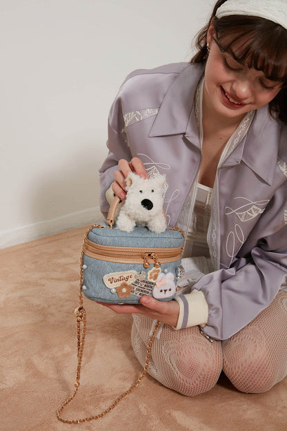 Sac bandoulière sur le thème des chiens