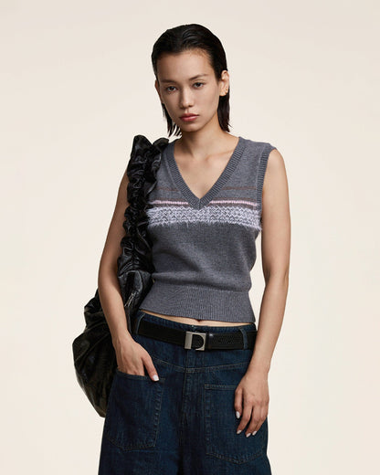 Tote en Forme de Croissant Élégant