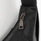 Sac fourre-tout en cuir ciré plissé élégant