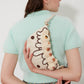 Sac à main croissant crème tendance