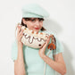 Sac à main croissant crème tendance