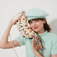 Sac à main croissant crème tendance