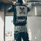 Hoodie zippé au style futuriste