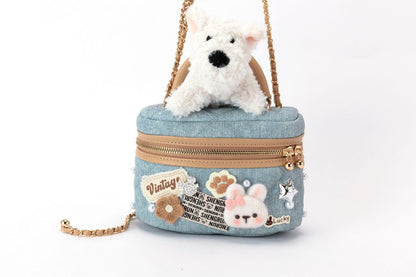 Sac bandoulière sur le thème des chiens