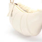 Sac à main croissant crème tendance