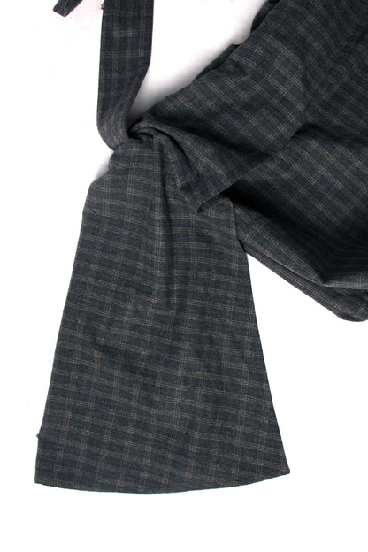 Sac Hobo en Laine à Carreaux Élégant