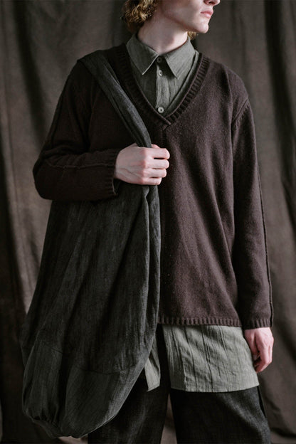 Tote Large Élégante en Croissant