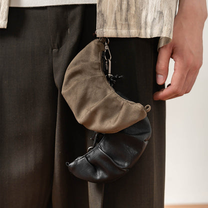 Porte-monnaie en forme de croissant