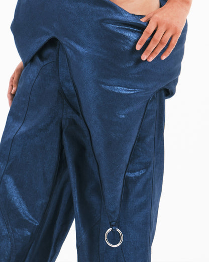 Sac à main métallique élégant