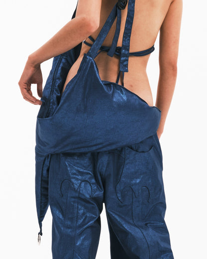 Sac à main métallique élégant