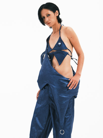 Sac à main métallique élégant