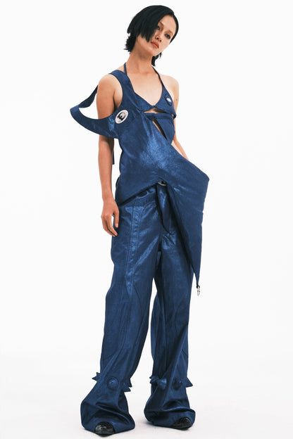 Sac à main métallique élégant