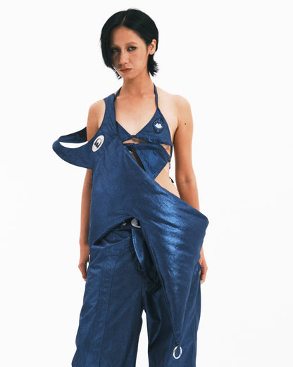 Sac à main métallique élégant