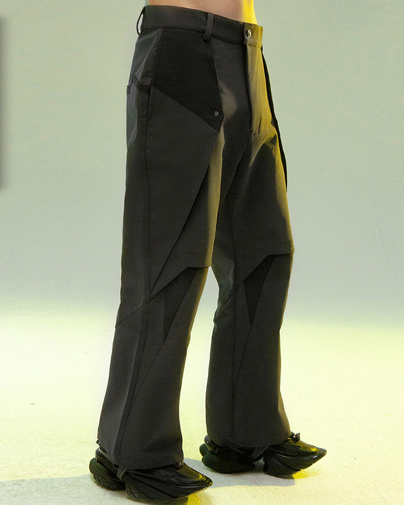 Pantalon Superposé Cyberpunk Révolutionnaire