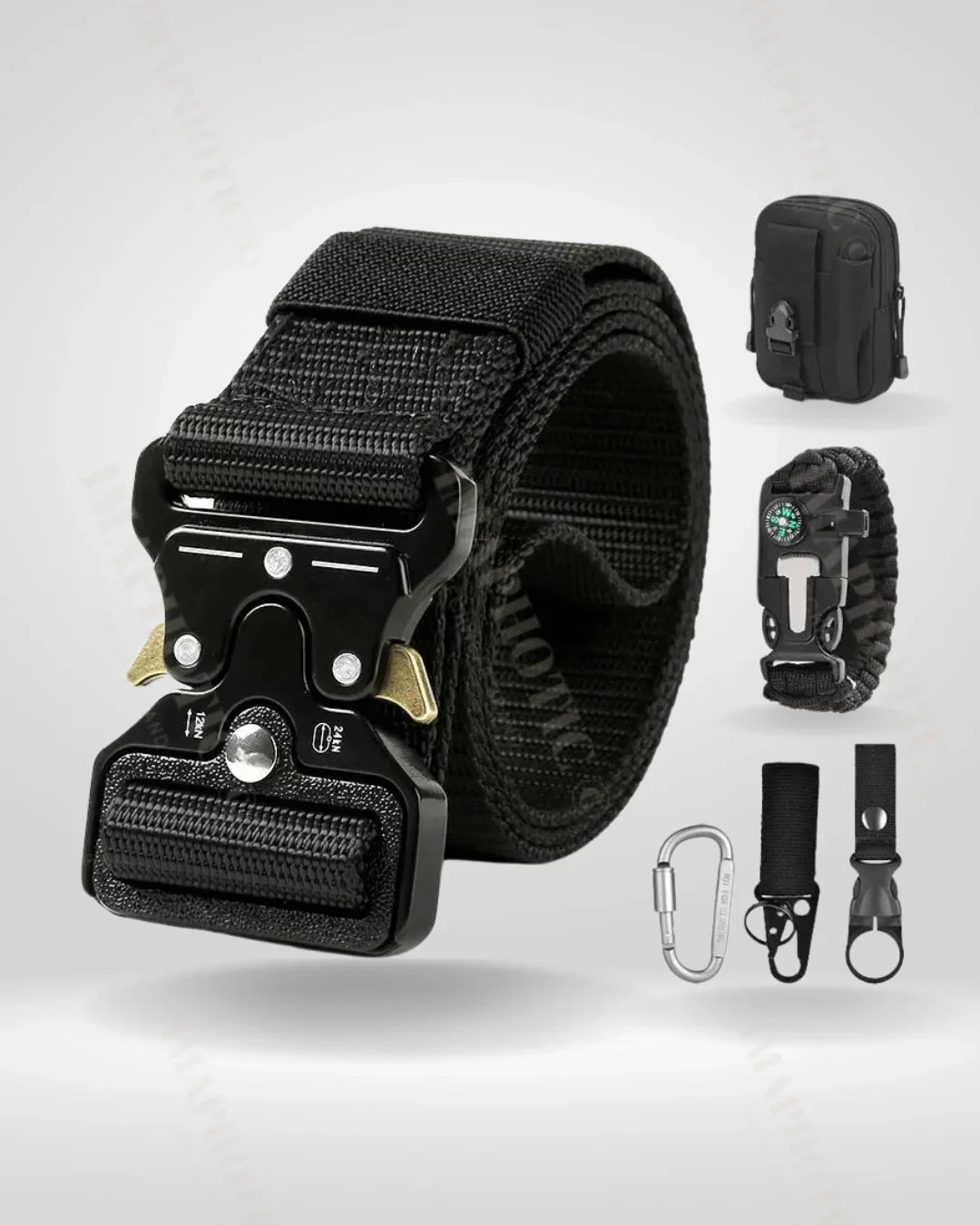 Ceinture Utilitaire Noire Polyvalente