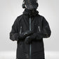 Veste coupe-vent noire élégante