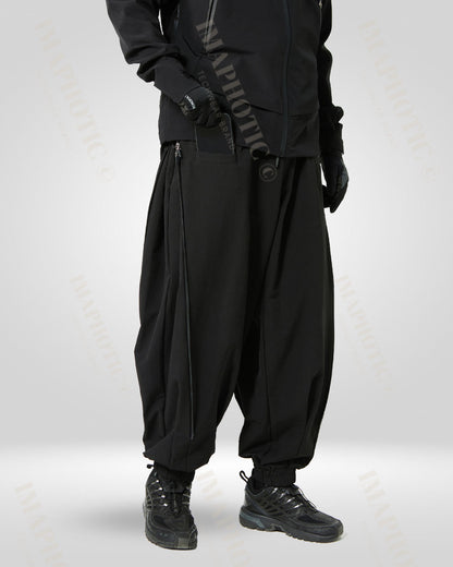 Pantalons larges noirs chics