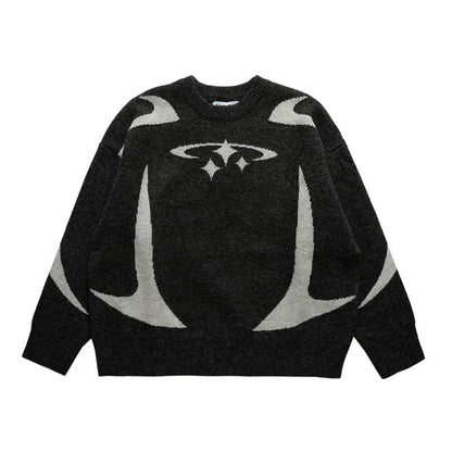 Pull en tricot Y2K