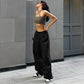 Pantalons parachute noirs