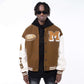 Veste varsity marron