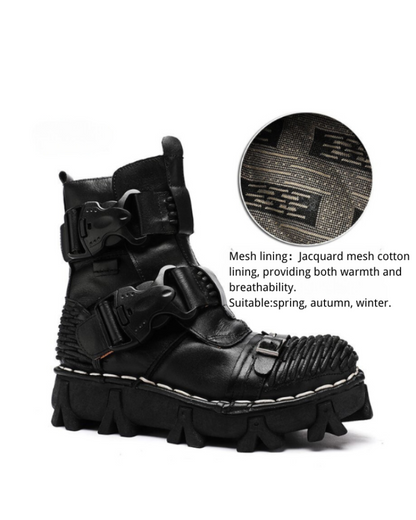 Bottes Techwear à Boucle Polyvalentes