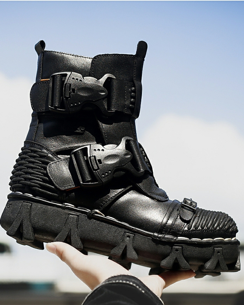 Bottes Techwear à Boucle Polyvalentes